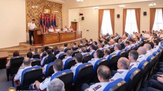 В Следственном комитете РА состоялось расширенное заседание коллегии, посвященное подведению итогов работ, выполненных в первом полугодии (фото)